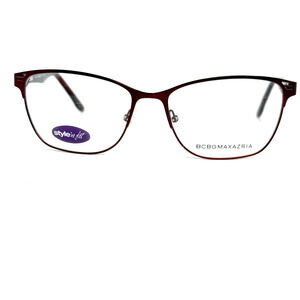 BCBGMAXAZRIA Tiarra RED 55-16-140 Metal Full Rim Eyeglasses Frame H20800